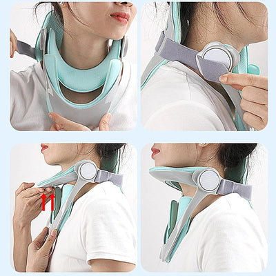 Neck Traction Device Adjustable Air & Soft Foam