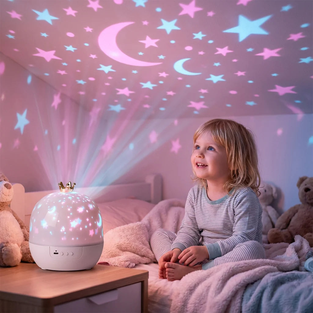 Night Light & Projector Starry & Underwater Dim Light