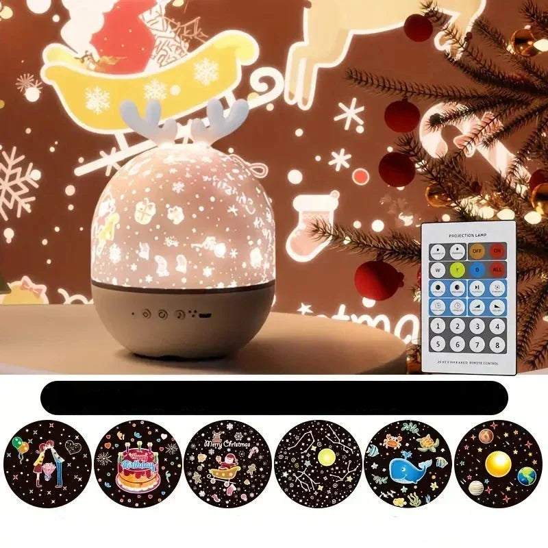Night Light Projector Stars, Ocean & Animal USB Rechargeable