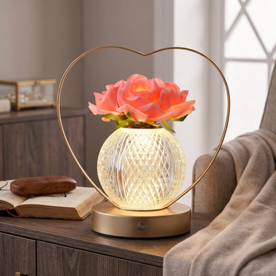 Night Light Sunflower Touch Control Rechargeable Adjustable Brightness