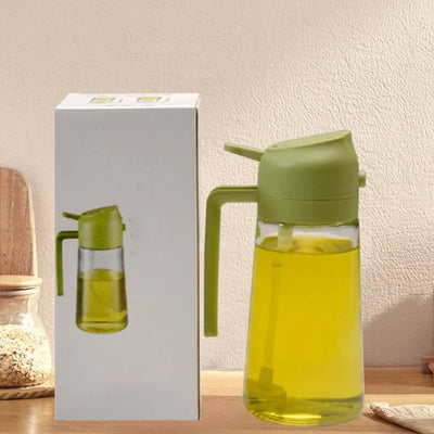 Oil Dispenser Dual Spray & Pour Glass Body