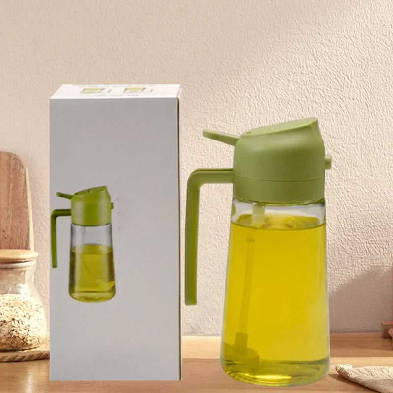 Oil Dispenser Dual Spray & Pour Glass Body