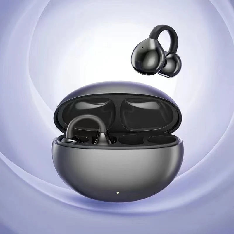 Open-Ear Earphones Bluetooth 5.4 Multipoint AI Noise Cancellation