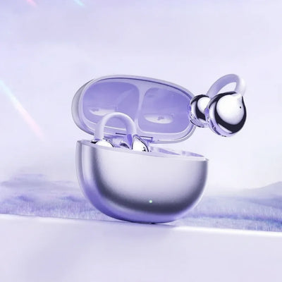 Open-Ear Earphones Bluetooth 5.4 Multipoint AI Noise Cancellation