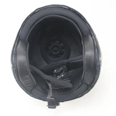 Open-Face Helmet Detachable Goggle Mask & Removable Padded Liner
