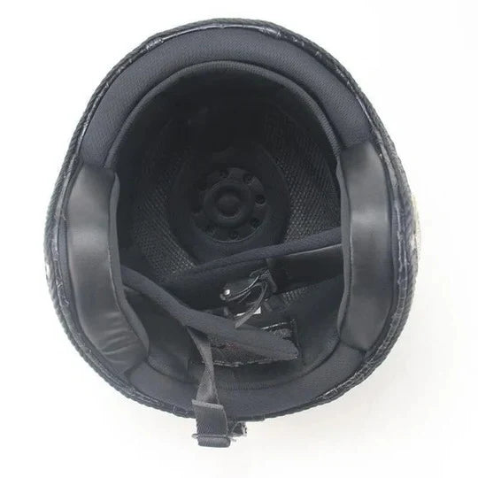 Open-Face Helmet Detachable Goggle Mask & Removable Padded Liner