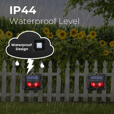 Outdoor Animal Repellent Solar-Powered Ultrasonic Adjustable Frequency
