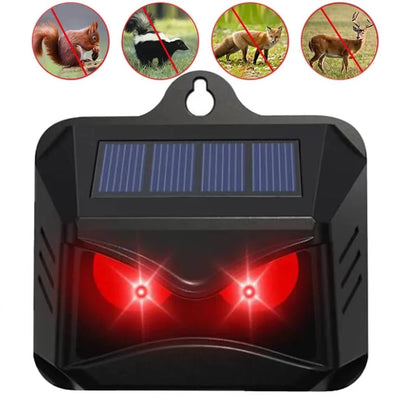 Outdoor Animal Repellent Solar-Powered Ultrasonic Adjustable Frequency
