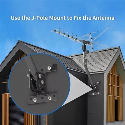 Outdoor Digital TV Antenna Motorized 360° UHF & VHF