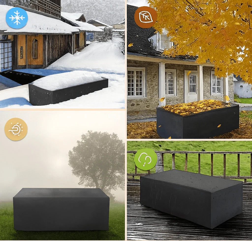 Outdoor Furniture Cover Water-Repellent Polyester Tear-Resistant UV & Frost-Resistant