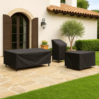 Outdoor Furniture Cover Water-Repellent Polyester Tear-Resistant UV & Frost-Resistant
