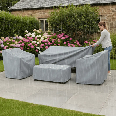 Outdoor Furniture Cover Water-Repellent Polyester Tear-Resistant UV & Frost-Resistant