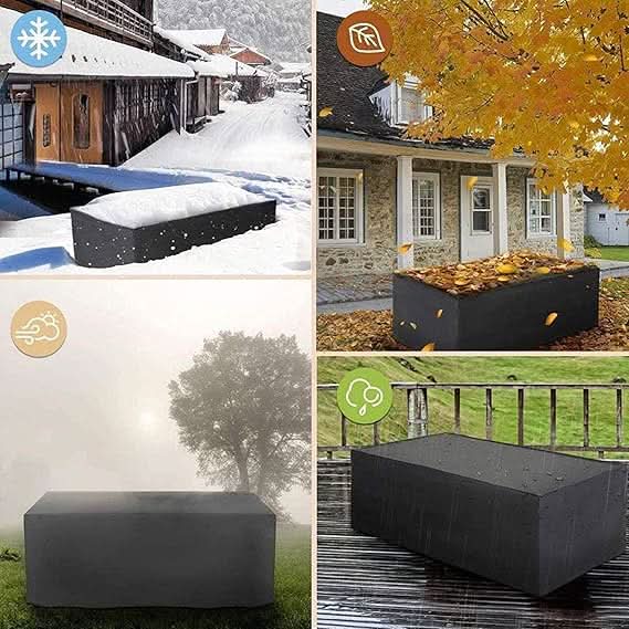 Outdoor Furniture Cover Water-Repellent Polyester Tear-Resistant UV & Frost-Resistant