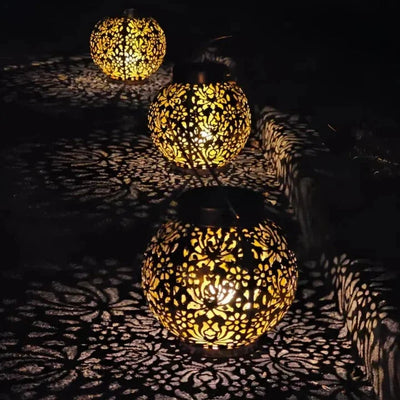 Outdoor Pendant Light Solar LED Remote Dimmable Long Cord