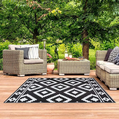 Outdoor Rug Weatherproof & UV-Resistant Quick-Drying