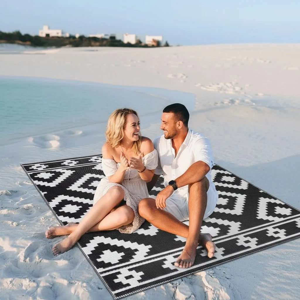 Outdoor Rug Weatherproof & UV-Resistant Quick-Drying