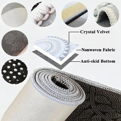 Outdoor Rug Weatherproof & UV-Resistant Quick-Drying