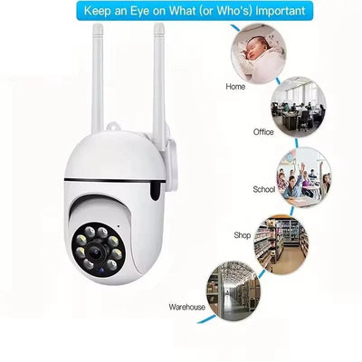 Outdoor Security Camera Pan & Tilt Night Vision