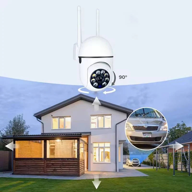 Outdoor Security Camera Pan & Tilt Night Vision