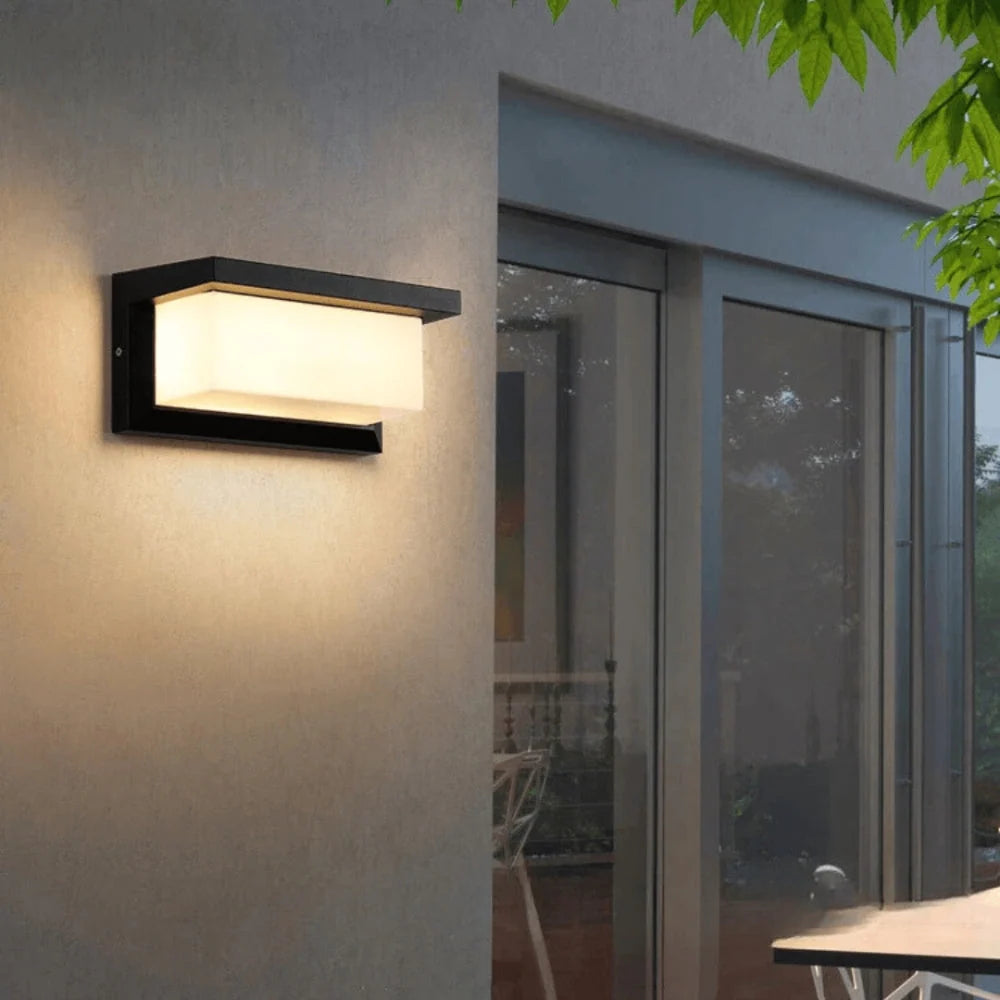 Outdoor Wall Light Motion Sensor Selectable Color Temperature