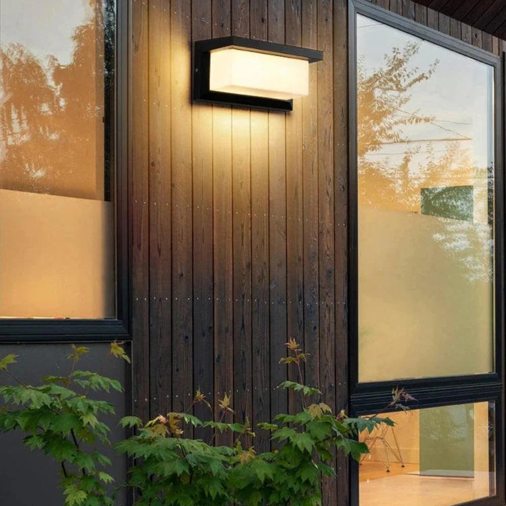 Outdoor Wall Light Motion Sensor Selectable Color Temperature
