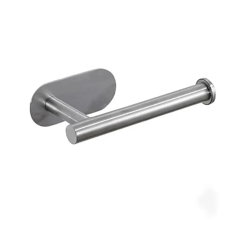 Paper Towel Holder Wall-Mounted Stainless Steel Adhesive or Screw Mounting