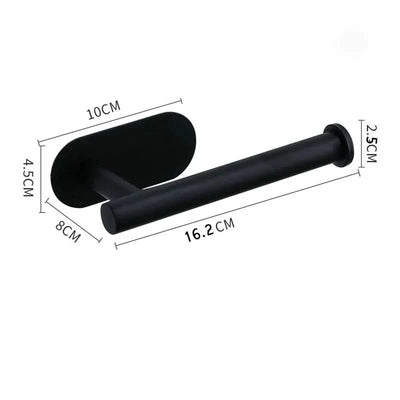 Paper Towel Holder Wall-Mounted Stainless Steel Adhesive or Screw Mounting