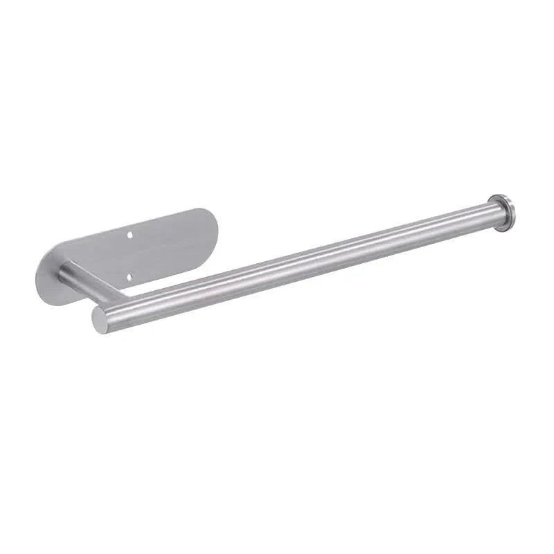 Paper Towel Holder Wall-Mounted Stainless Steel Adhesive or Screw Mounting
