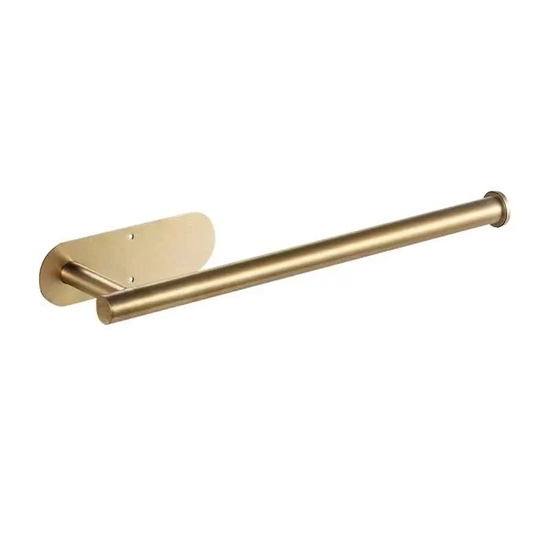 Paper Towel Holder Wall-Mounted Stainless Steel Adhesive or Screw Mounting