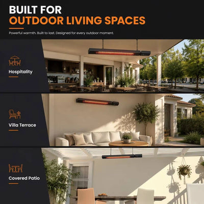 Patio Heater Infrared WiFi Wall or Ceiling Mount