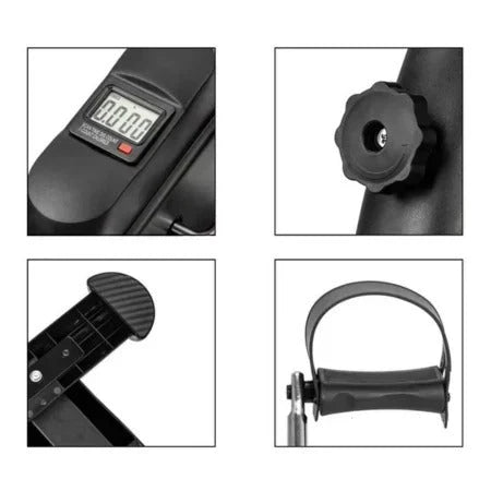 Pedal Exerciser Under-Desk Adjustable Resistance LCD Tracking