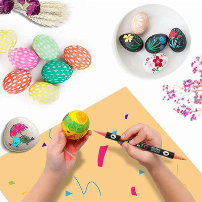 Permanent Marker Set Fine Precision Tip Waterproof & UV-Resistant