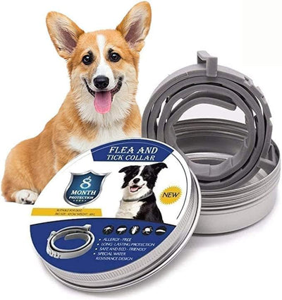 Pest Control Collar 8-Month Protection Trim-To-Fit Water-Resistant
