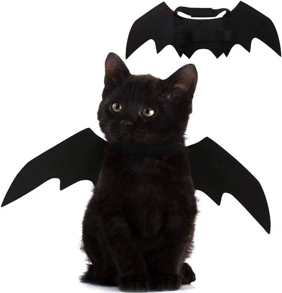 Pet Bat Wings Lightweight Felt Adjustable Straps