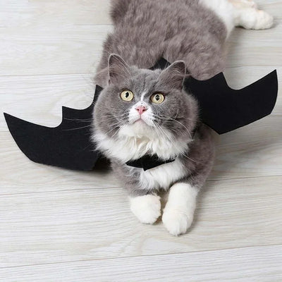 Pet Costume Bat Wings Adjustable Velcro & Lightweight Felt