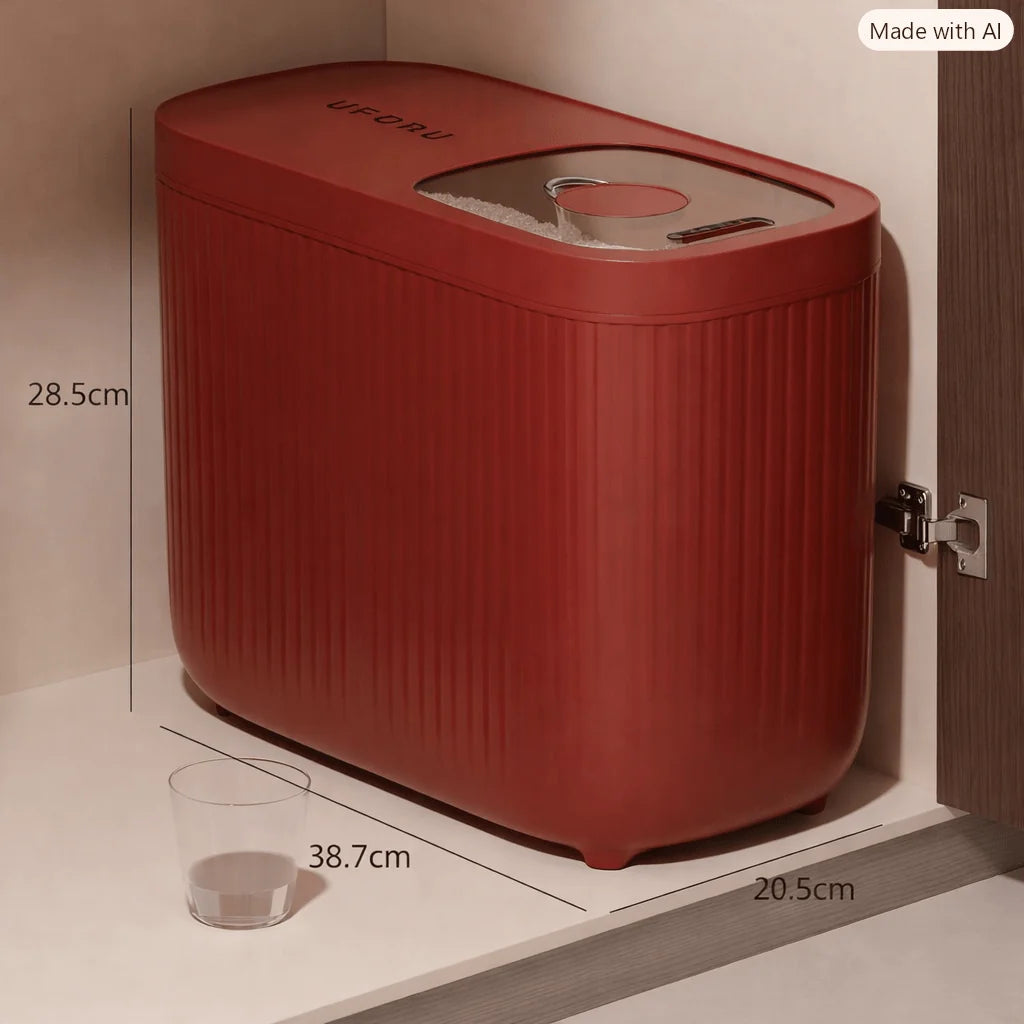 Pet Food Storage Container Airtight Locking Lid BPA-Free Plastic