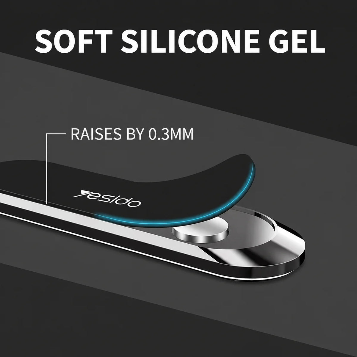 Phone Mount Magnetic N50 360° Rotation Residue-Free Adhesive