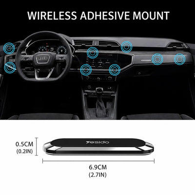 Phone Mount Magnetic N50 360° Rotation Residue-Free Adhesive