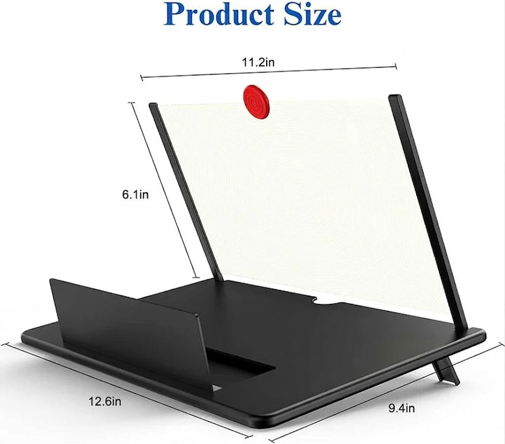 Phone Screen Magnifier 16-Inch Foldable HD Acrylic Lens