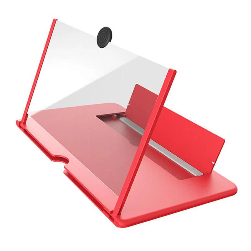 Phone Screen Magnifier Foldable 3D HD Lens & Stand