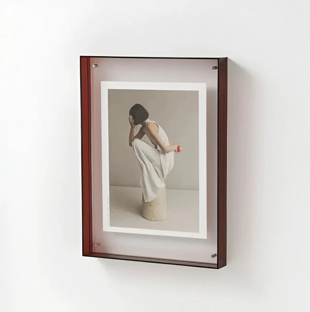 Photo Frame Acrylic Floating Desk & Wall Display