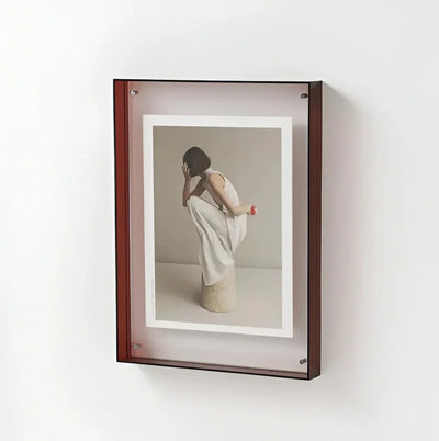 Photo Frame Acrylic Floating Desk & Wall Display