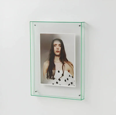 Photo Frame Acrylic Floating Desk & Wall Display