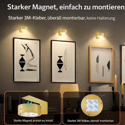 Picture Light Magnetic Wireless LED Dimmable Rechargeable