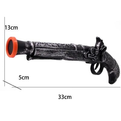 Pirate Pistol Prop Embossed Engravings & Lightweight ABS