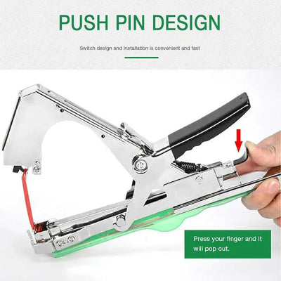 Plant Tying Machine One-Hand Operation Includes Tape & Staples
