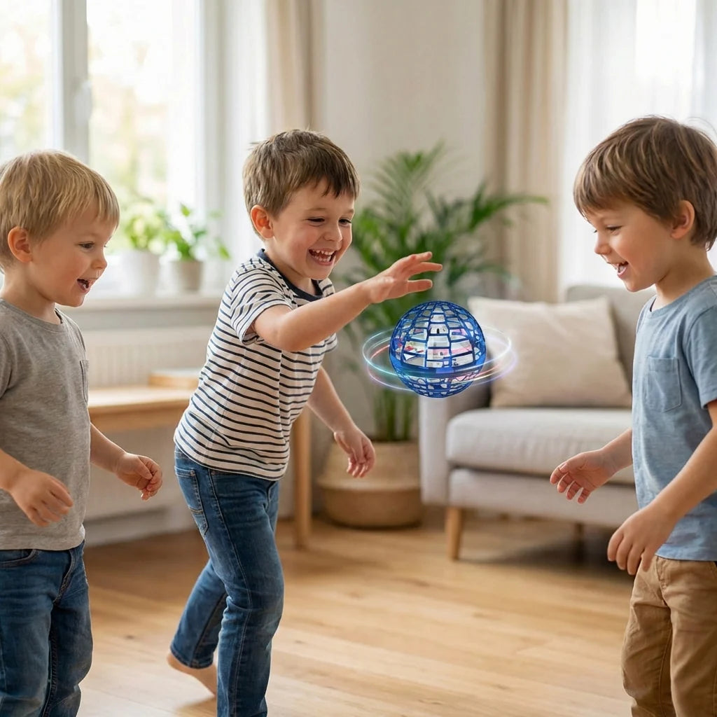 Play Ball Rechargeable LED Aerodynamic Indoor & Outdoor