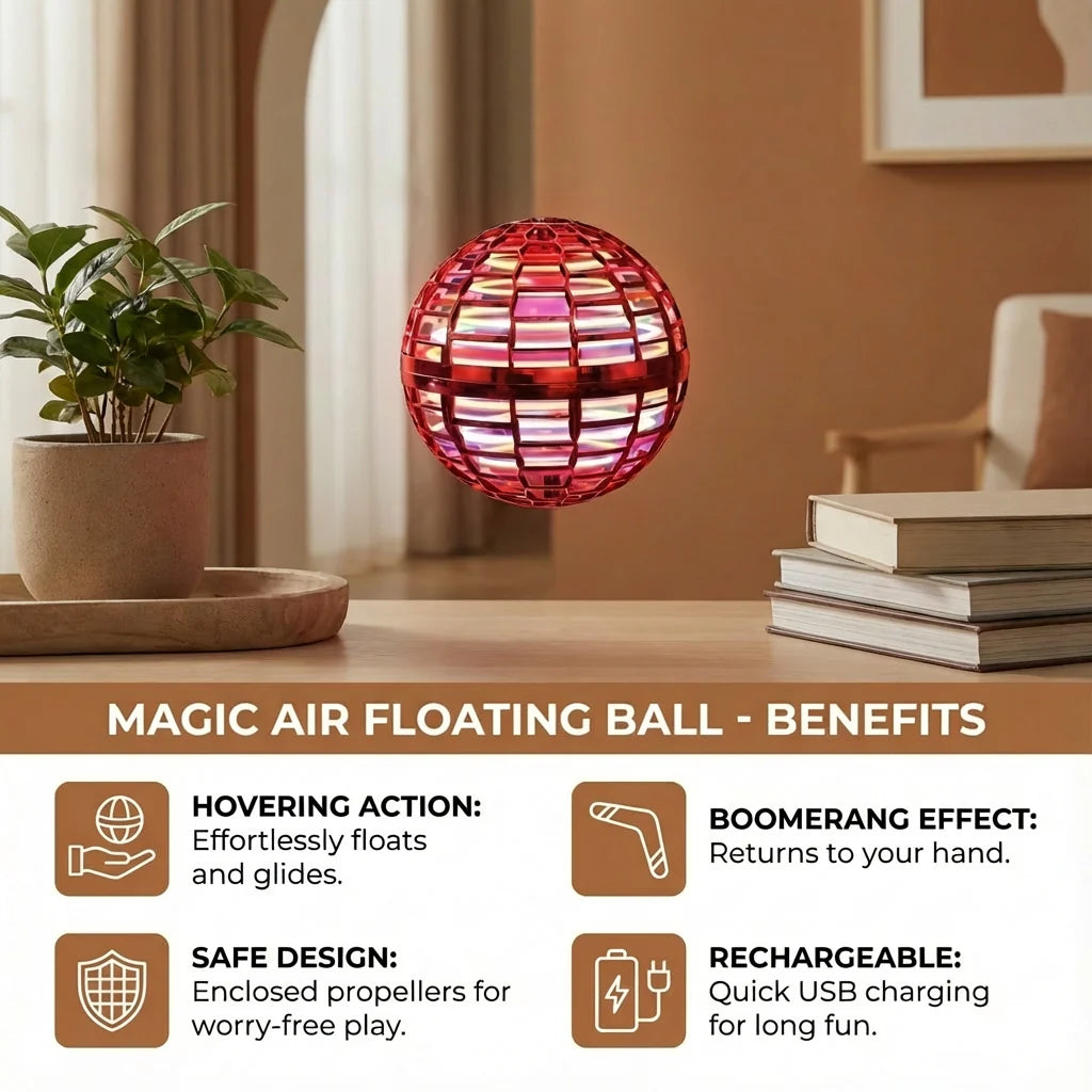Play Ball Rechargeable LED Aerodynamic Indoor & Outdoor