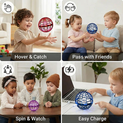 Play Ball Rechargeable LED Aerodynamic Indoor & Outdoor