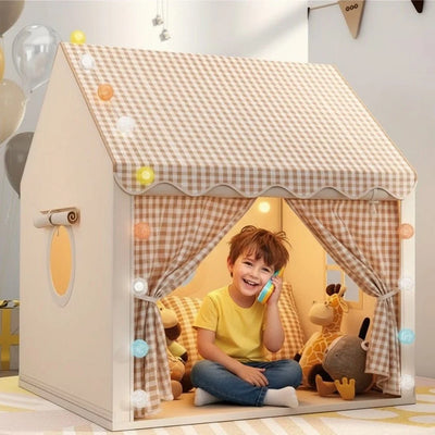 Play Tent Cotton Blend Foldable Lightweight With Carrying Bag